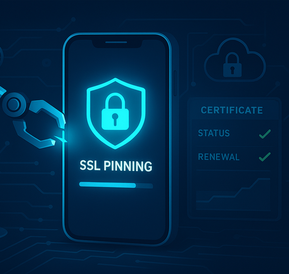 AppInGuard delivers real-time SSL pinning updates, ensuring uninterrupted app trust without manual intervention or rebuilds.